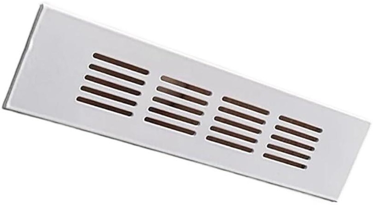 Ventilatierooster Aluminium - Luchtuitlaat Deksel - Efficiënte Luchtstroom - 1.2mm Dikke Legering - 88 x 120 mm - Wit