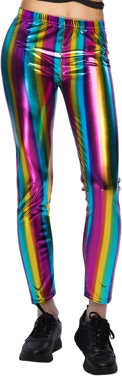 Leggings métalliques brillants