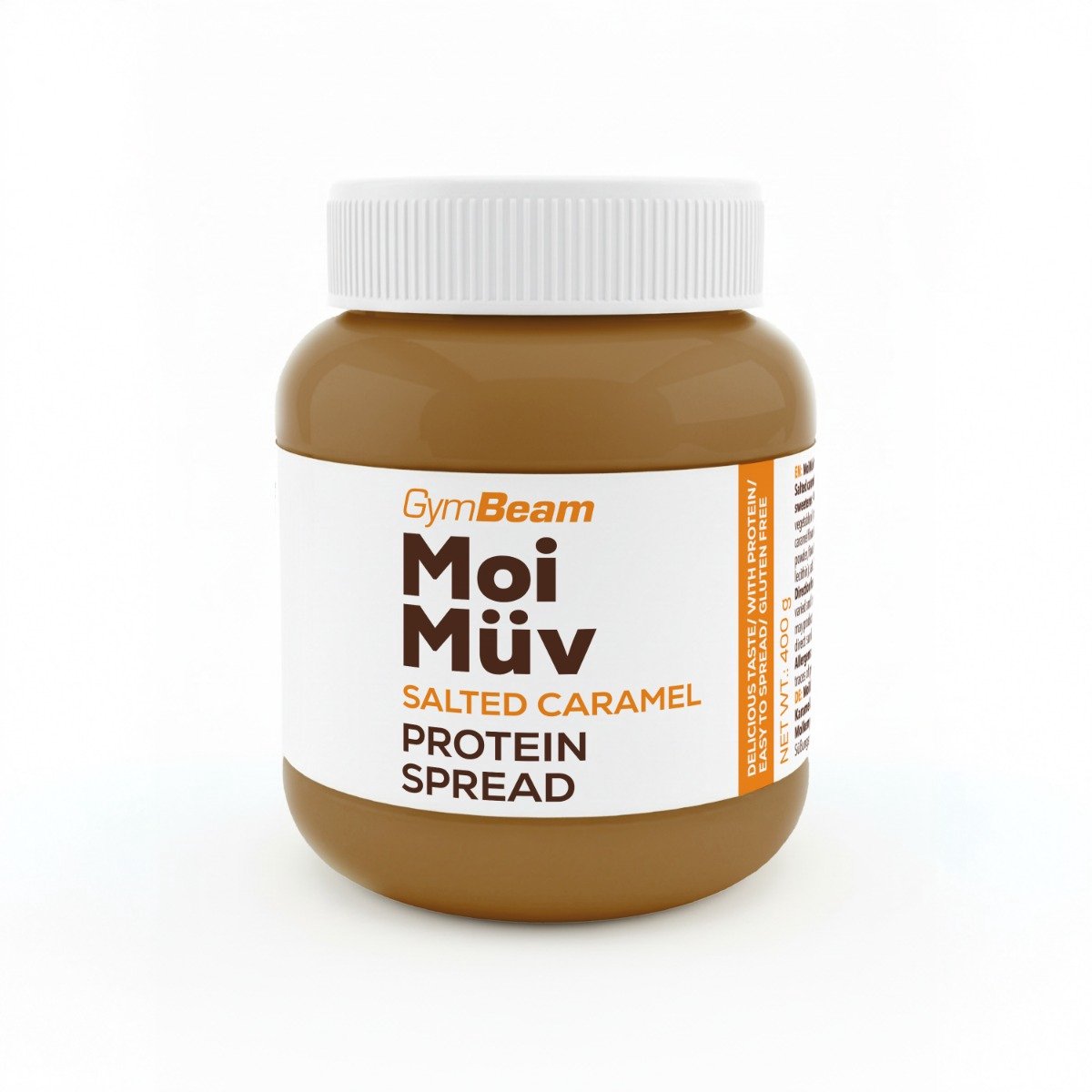GymBeam MoiMüv Eiwitpasta 400 g gezouten karamel