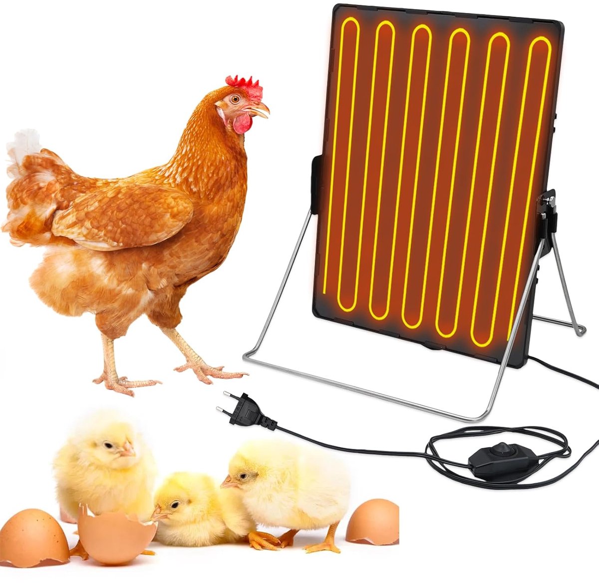verwarming 140 watt warmte kippenverwarming energie-efficiënt ontwerp veiliger dan Brooder lampen verwarming voor kippenhok voor kuikens honden
