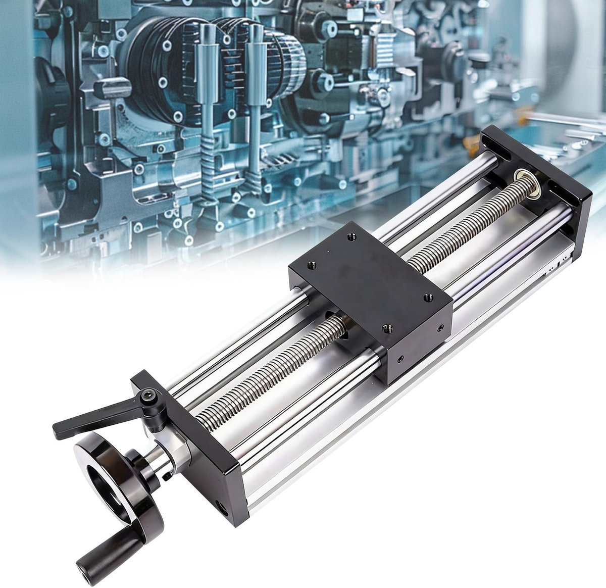 Omgoods - Handwiel Lineaire Gids - 200mm Verplaatsing voor Apparatuur
