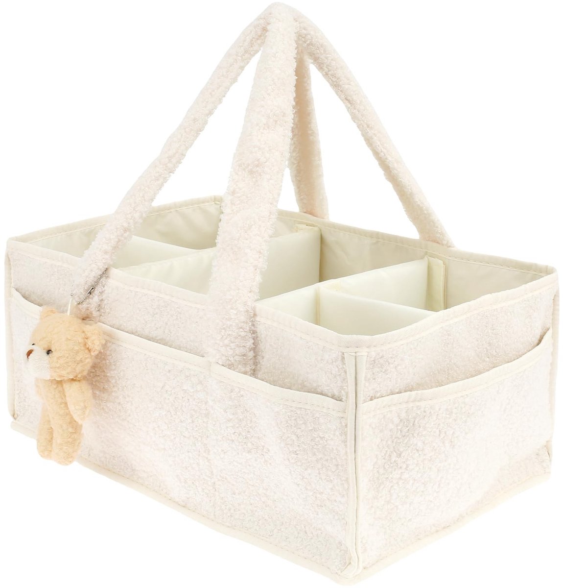 Omgoods - Diaper Caddy - Stijlvolle Luier Organizer met Verwijderbare Scheiders