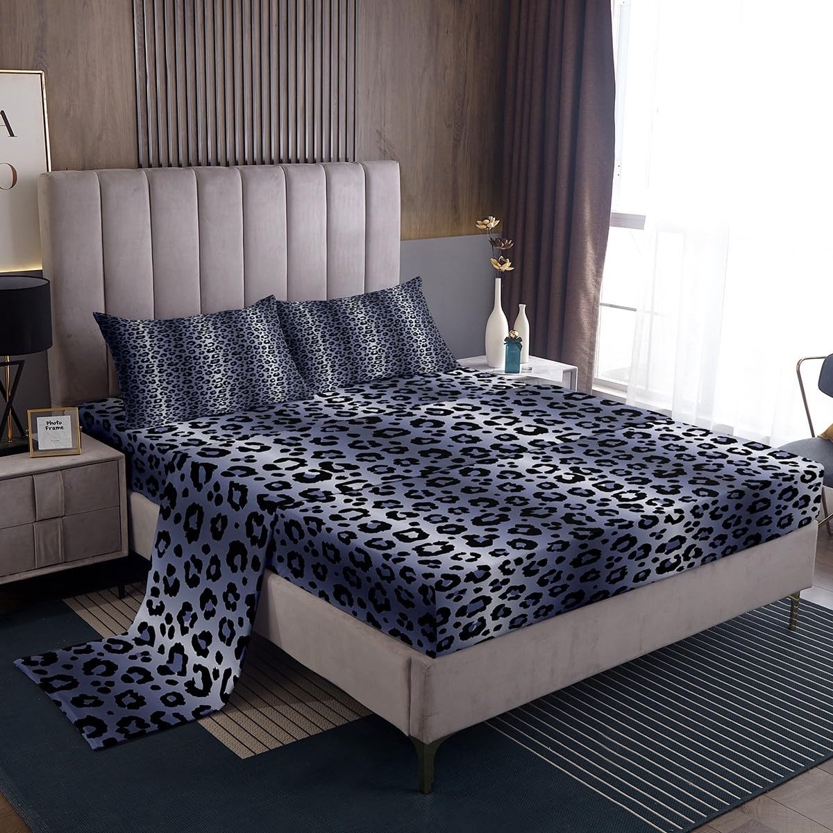 Omgoods - Kinderen Bedlinnen Set - Modern Luipaardprint 4-delig