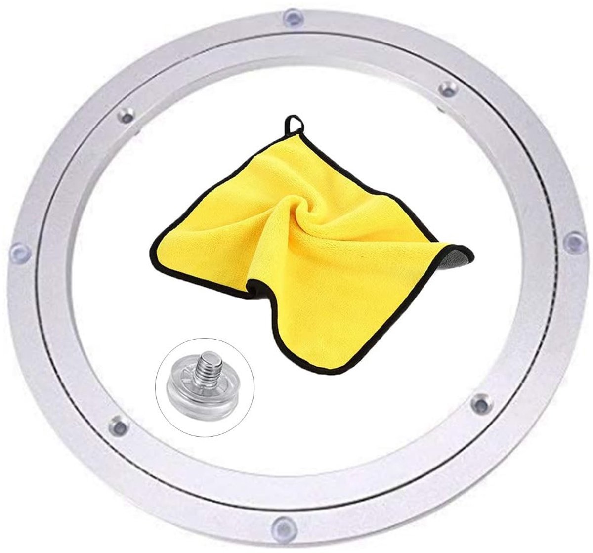 Omgoods - 360 Graden Balans Draaischijf voor Tafel - Aluminium Draaitafel 40 cm