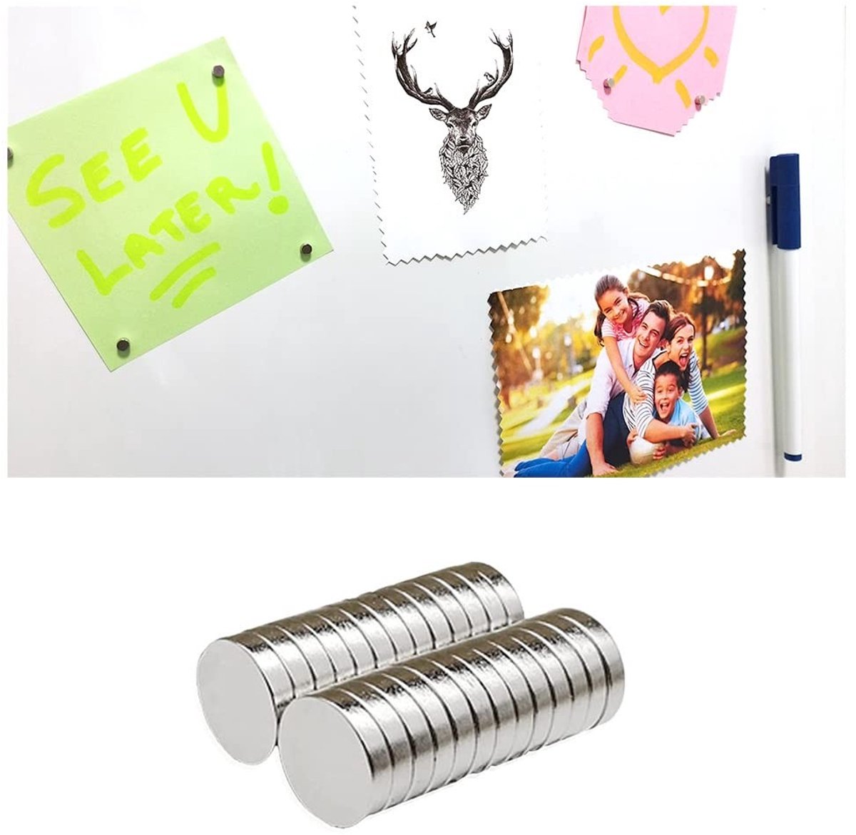 Omgoods - Neodymium Magneten - Zeer Sterke Fridge Magneten voor DIY en Crafting