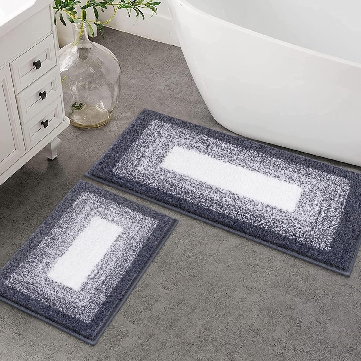 Omgoods - Microfiber Badmatset - 45x65 cm + 45x120 cm