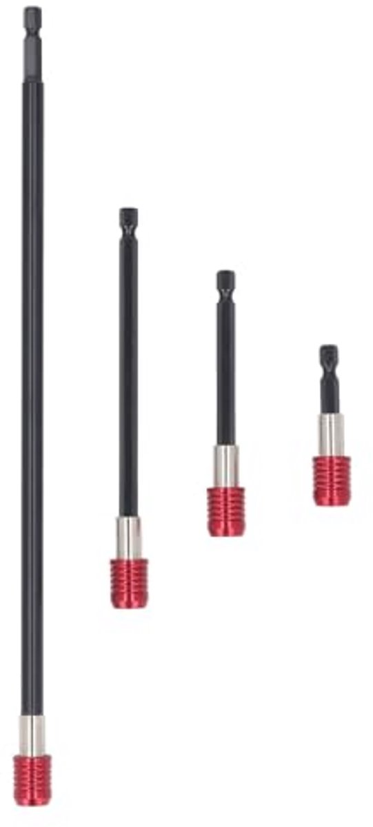 50 Mm, 100 Mm, 150 Mm, 300 Mm Boorverlengset, Constructie van Gelegeerd Staal, 1/4 Inch Zeskantschacht voor Snelle Installatie met Geïntegreerde Structuur