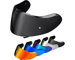 Helmvizier voor Neotec 2 - Getint vizier voor Shoei Neotec 2 CNS-3 Motor UV-bescherming Gezichtsscherm Vervanging Accessoires (Donker Getint)