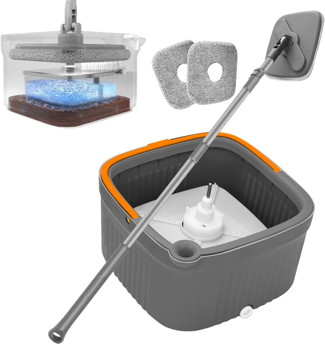 Omgoods - Mop Set - Hoogwaardige Schoonmaakset voor Vloeren