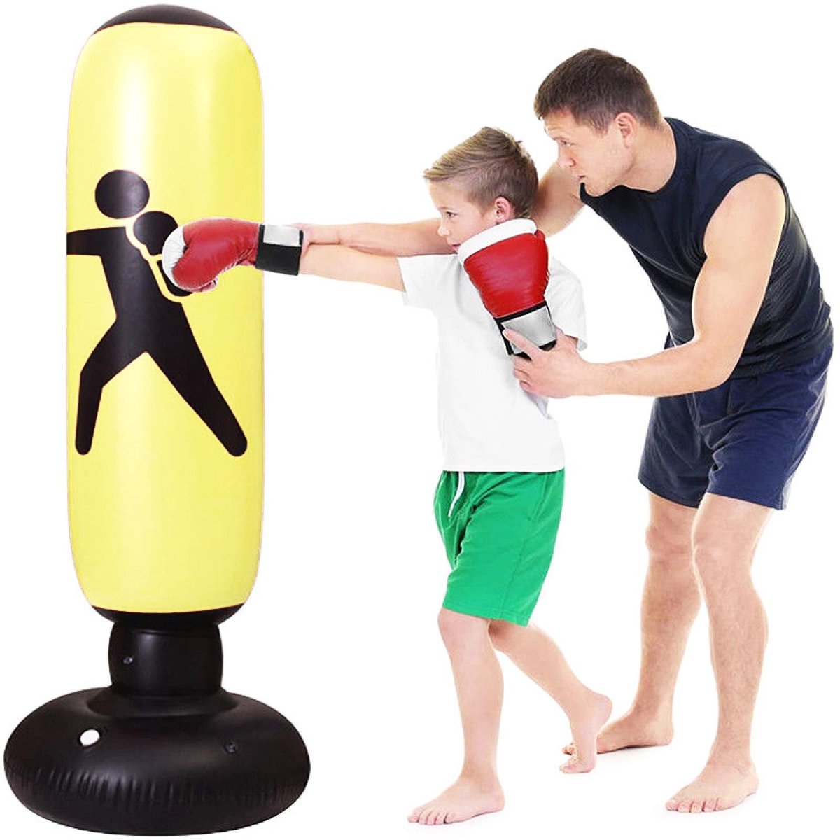 Omgoods - Vrijstaande Bump Bags voor Kinderen en Volwassenen - 160cm Punch Bag