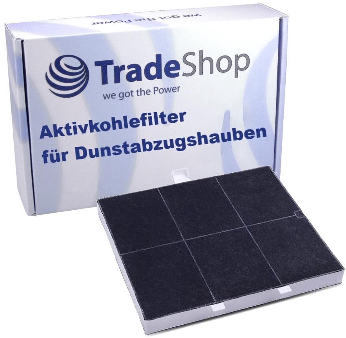 Omgoods - Actief Koolstoffilter Vervangingsfilter voor Afzuigkap 255 x 225 x 23 mm