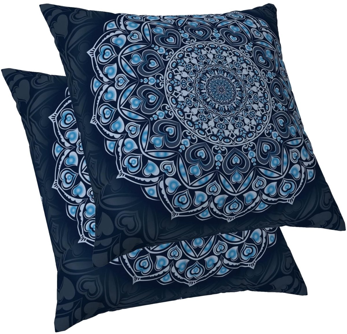 Omgoods - Mandala Kussenslopen Set - Bohemian Stijl Decoratieve Kussens 45x45cm