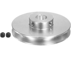 Omgoods - V-Sleuf Motorriem Pulley - Aluminium 10mm ID, 58mm OD