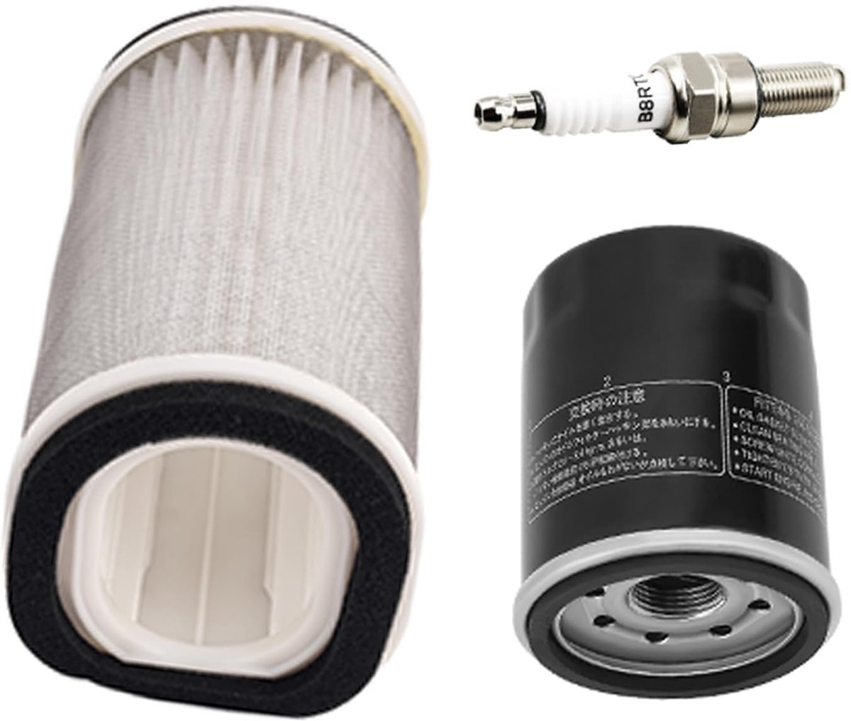 Omgoods - Luchtfilter & Oliefilter & Bougies - Compatibel met Yamaha FJR1300 (2001-2012)