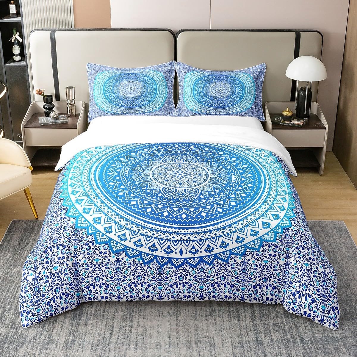 Omgoods - Dekbedovertrekset met Vintage Mandala en Kussenslopen