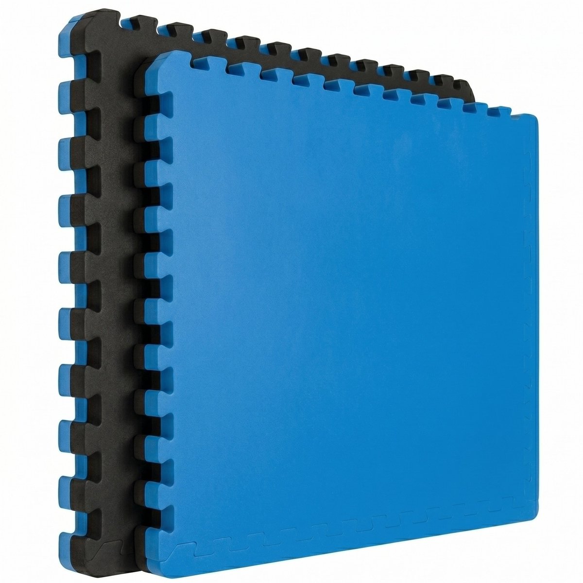 2x Vechtsportmat 4cm dik - 90x90cm EVA Puzzelmat, omkeerbaar in 2 kleuren, extra dik, geluidsdempend & waterbestendig - voor Judo, Karate, MMA & Fitness