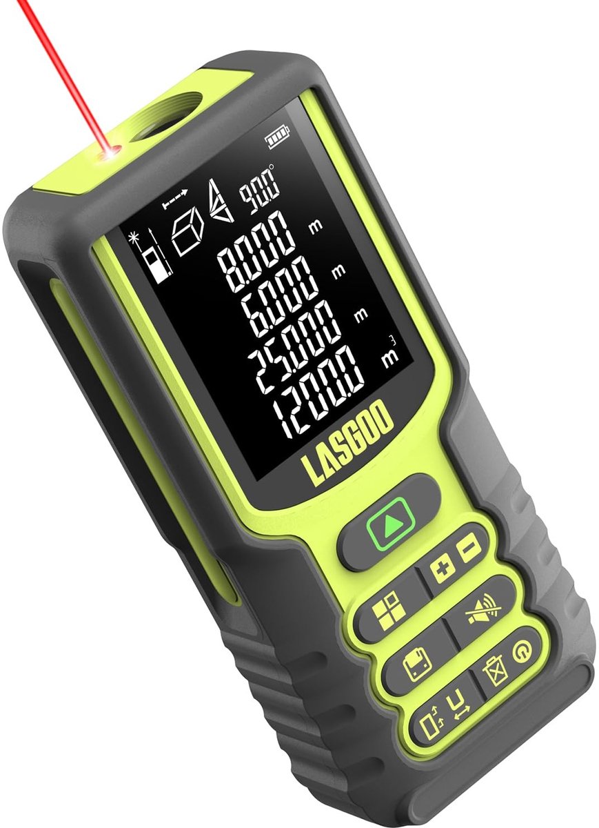 Omgoods - 328ft Laser Meter met Hoeksensor - Nauwkeurige Afstandsmeting