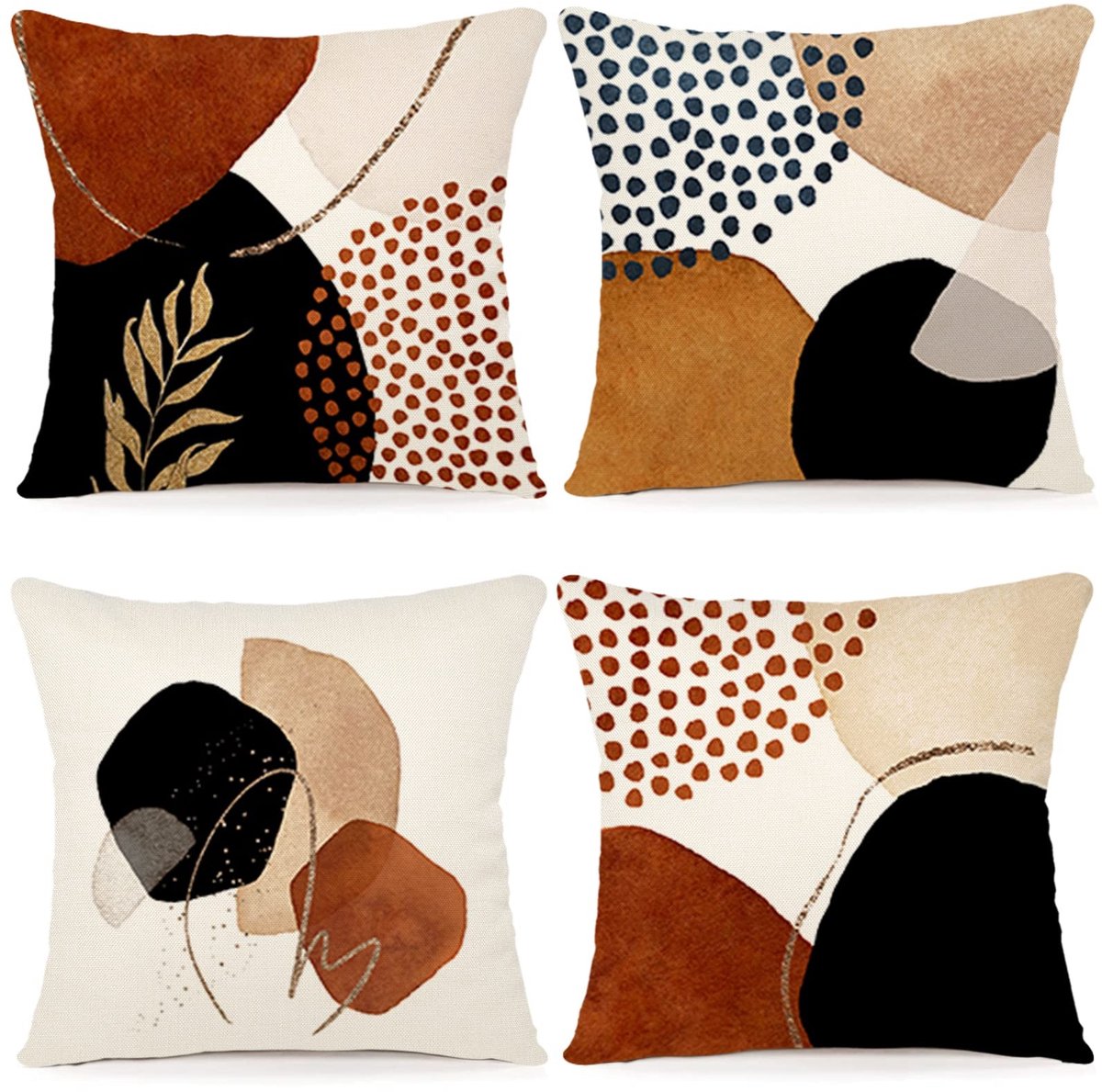 Omgoods - Set van 4 Kussenhoezen - 50 x 50 cm - Boho Decoratie voor Sofa