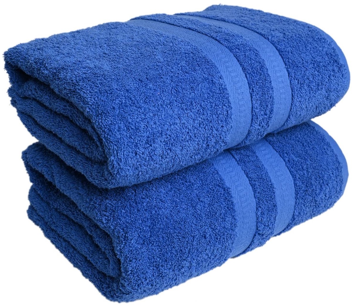 Omgoods - Extra Grote Jumbo Badhanddoeken Set van 2 - Luxe 100% Egyptisch Katoen