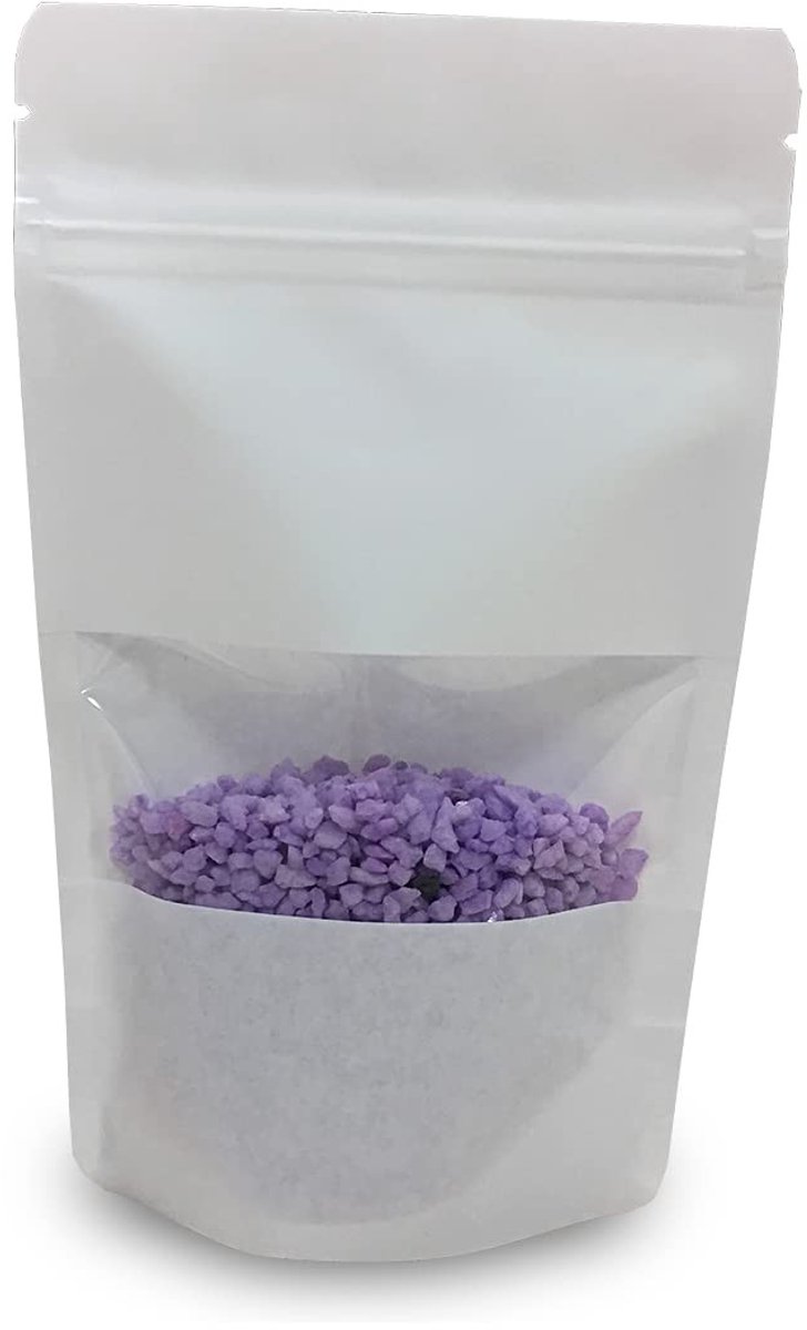 Omgoods - Klimaatneutrale Staande Zakken Kraftpapier 1000ml Wit