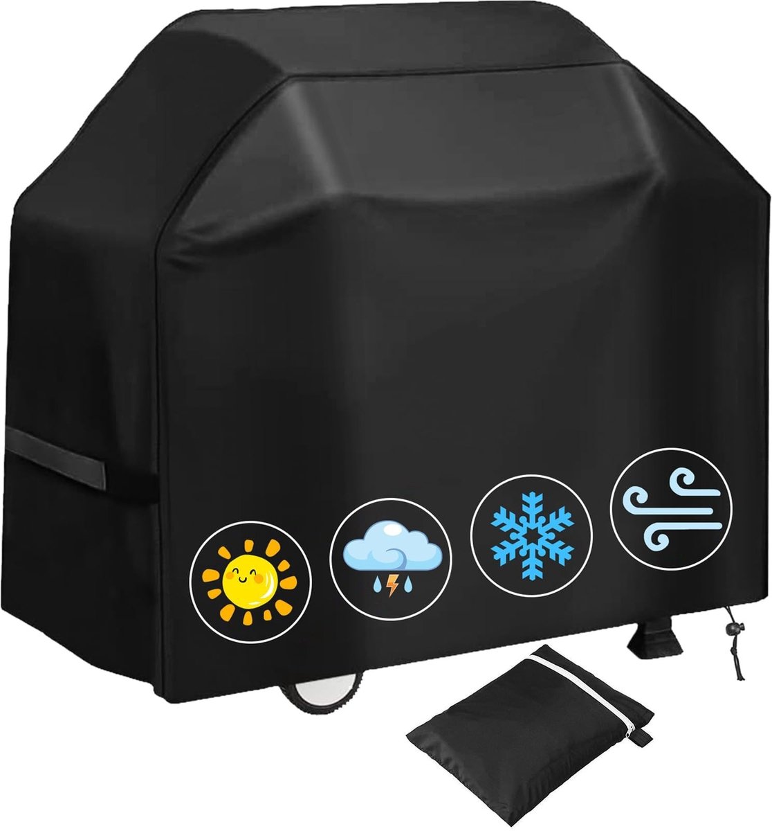 Omgoods - Waterdichte BBQ Cover voor Gasbarbecue, Heavy Duty