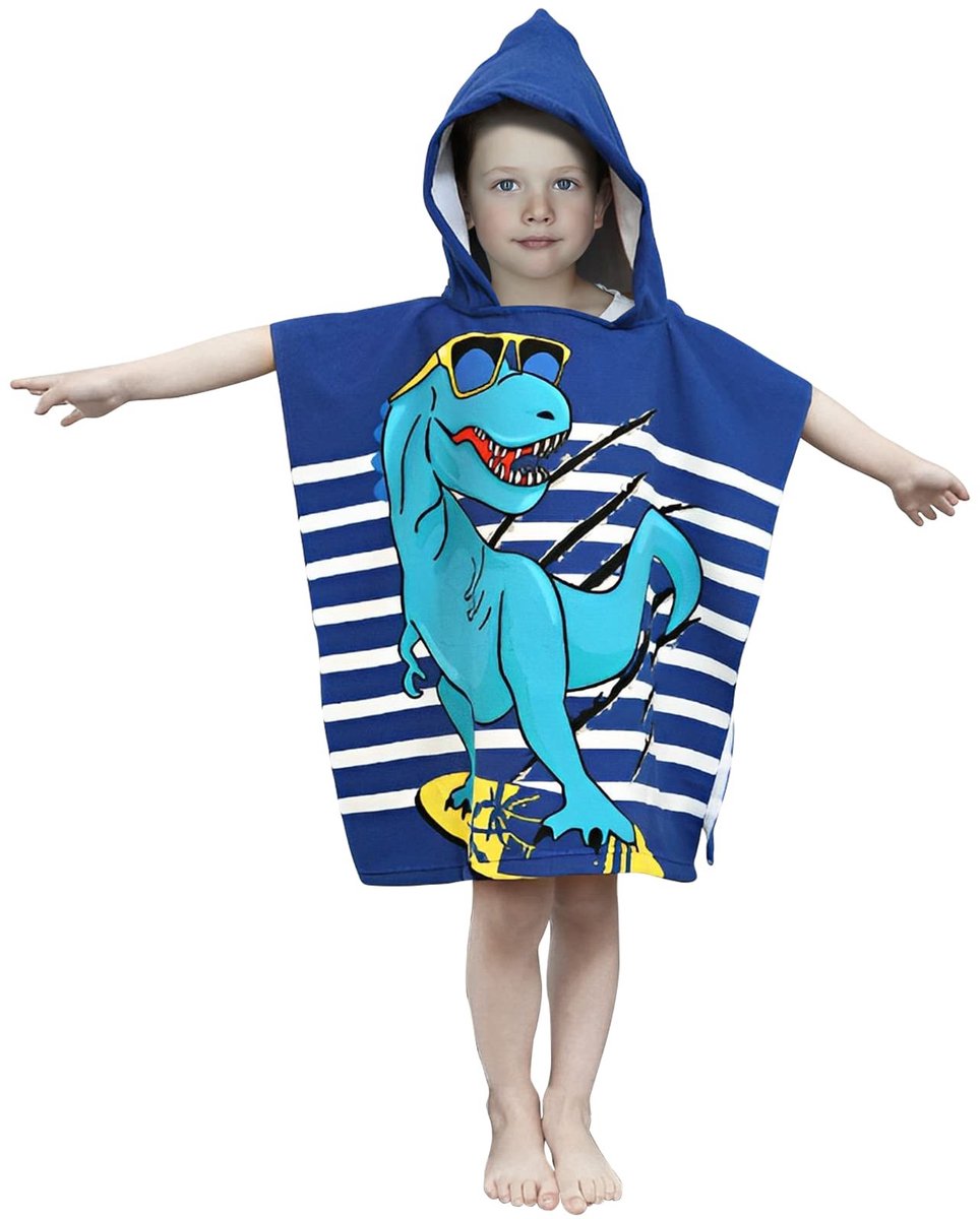 Omgoods - Poncho Handdoek voor Kinderen - Ultra Zacht en Absorberend