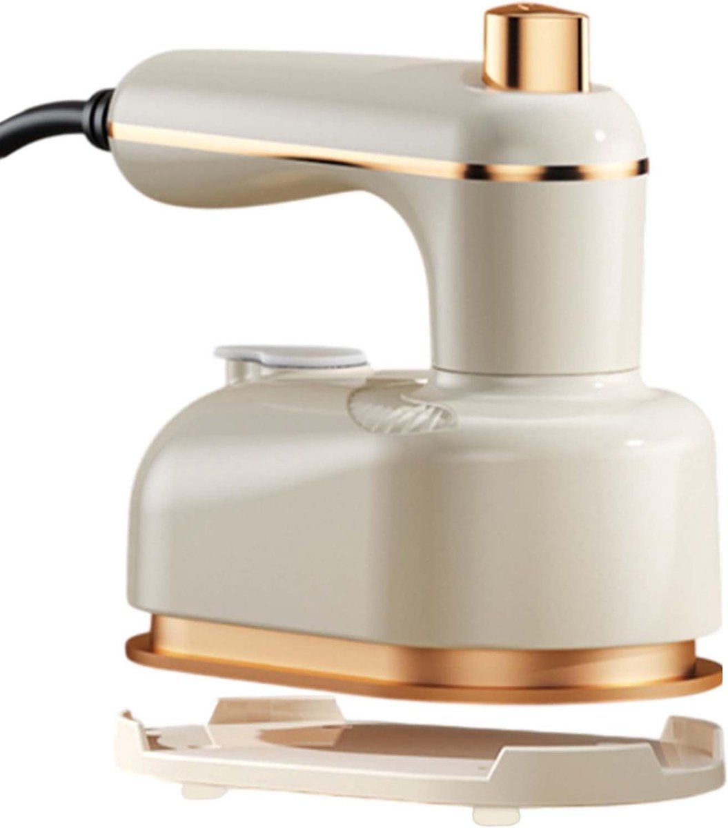 Stoomstrijkijzer - Kledingstomer Reisstrijkijzer - Kreukels Verwijderen - Automatische Temperatuurregeling - 331 g - Beige