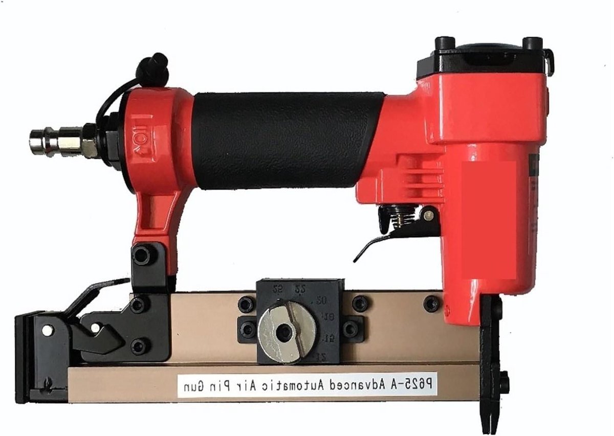Pneumatisch Pentackerpistool - Luchtpinner Schiethamer - Afwerkingstimmerwerk - Laag Werkgeluid - 100 STKS - Grijs
