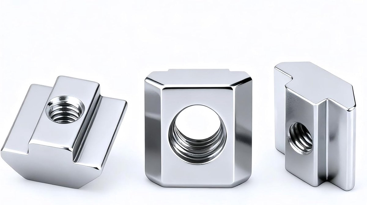 M8, schuifmoeren, 30 stuks, koolstofstaal, T-groef, rail, groefsteen voor 30-serie, extrusiesleuf, geleiderail in auto-industrie en industriële sectoren (zilver)