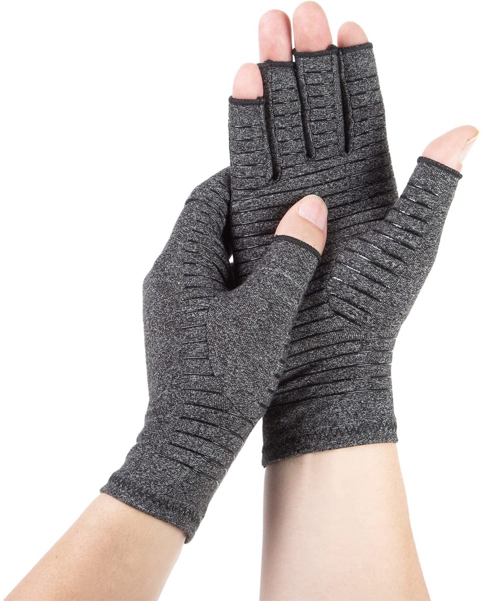 artritis handschoenen comprimeren de vingers zonder vingers om artritis, reumatoïden, gewrichtszwelling, artrose, polspijn, dagelijkse ondersteuning, beweging