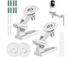 houder, 2 stuks, voor Tp-Link Tapo C210/C200/C225/C220/Tc70, Kasa Ec70/Kc410s, bewakingscamera, instelbare hoek, 180 graden rotatie, 2 stuks
