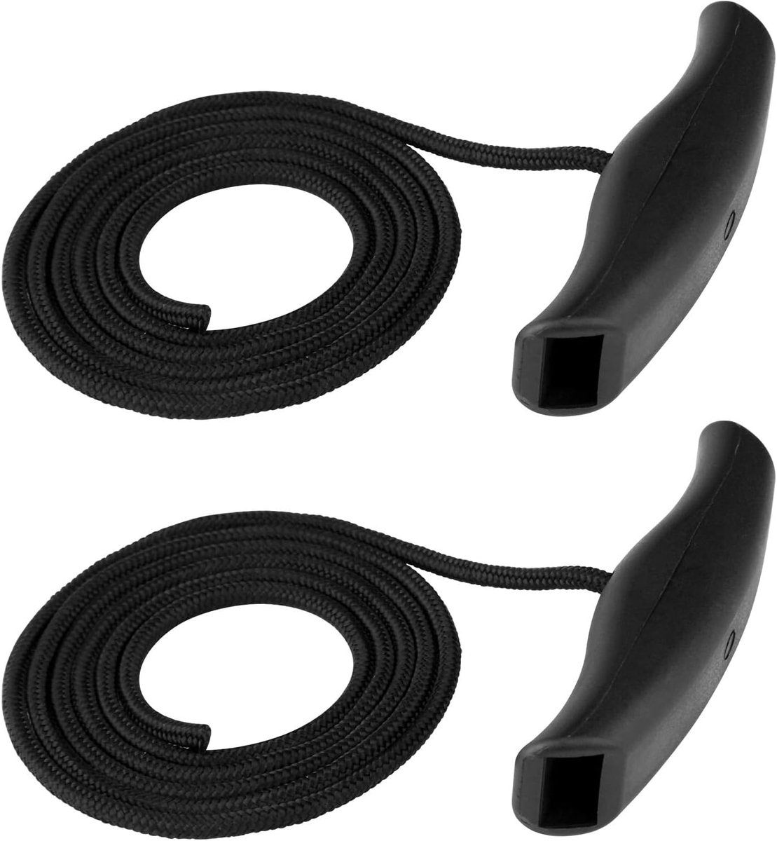 2 Stuks MKA-45 Vervangende Touwgreep voor Minn Kota Maxxum & Edge, Zwaar Nylon Hef- & Loskoord met Ergonomisch Handvat (Zwart)