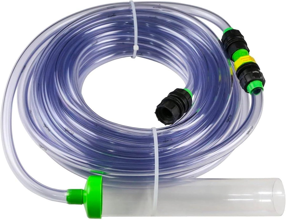 Geen morsen waterwisselaar, 7,5 m (messing adapter niet inbegrepen)