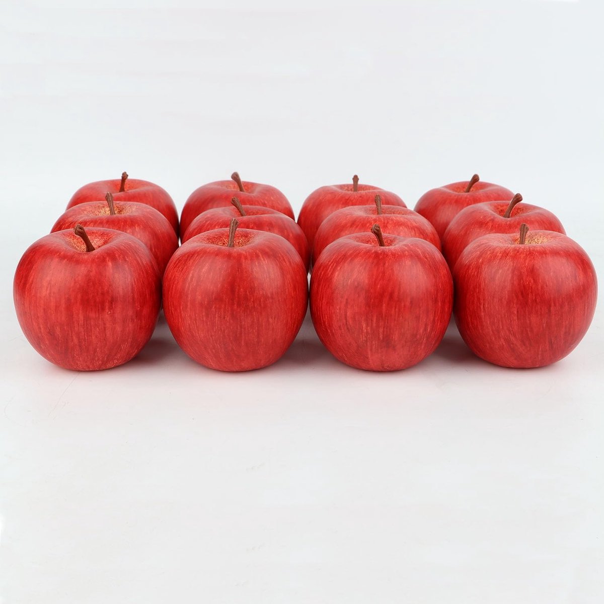 Kunstfruit Realistisch, Rode Appel Keuken Decor, Fotografie Rekwisieten (8,5 x 7,4 cm)