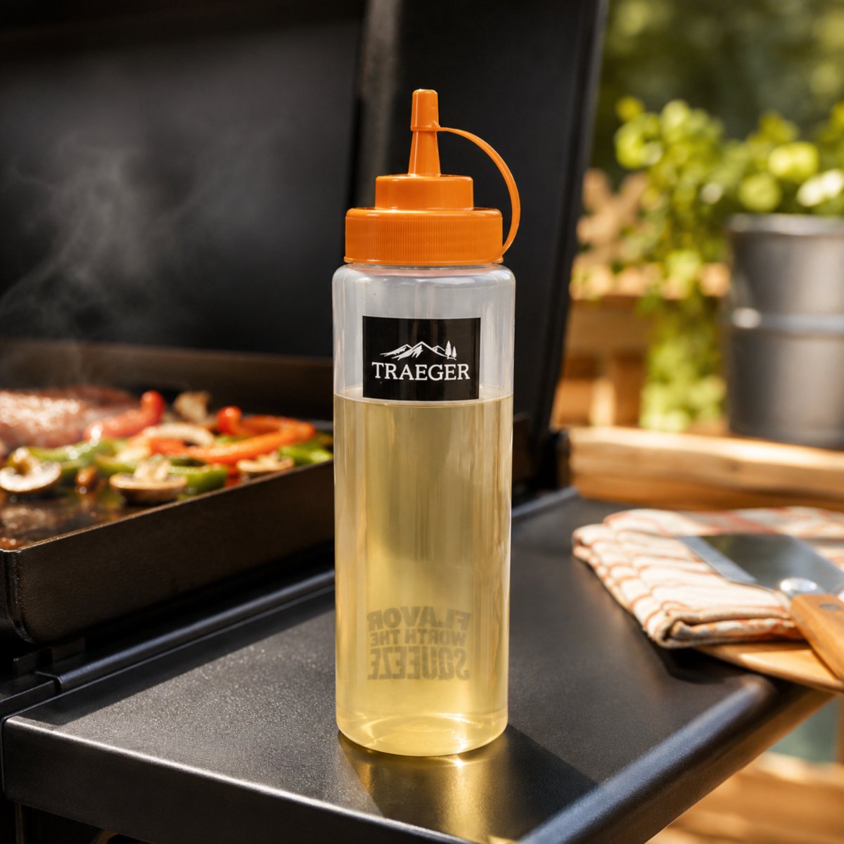 Traeger Flat Top Grill Squeeze Bottle - BPA-vrij