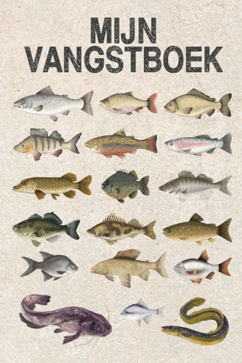 Vangstboek voor vissers - Invulboek voor vislogboek - Voor snoek, karper, forel & meer - Leg je beste vangsten vast - ShopVlot