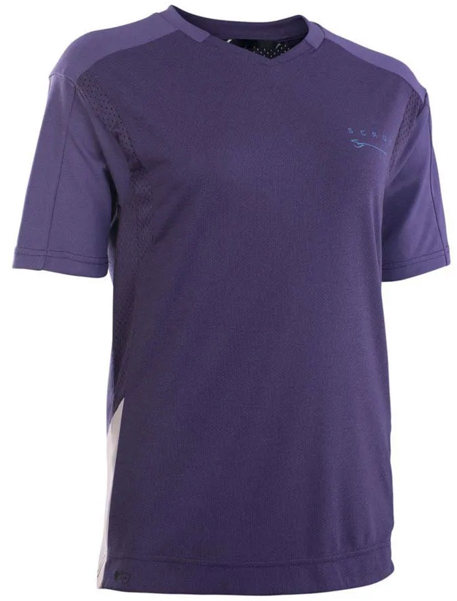 Ion Scrub Amp Bat Korte Mouw Wielertrui Paars XL Vrouw
