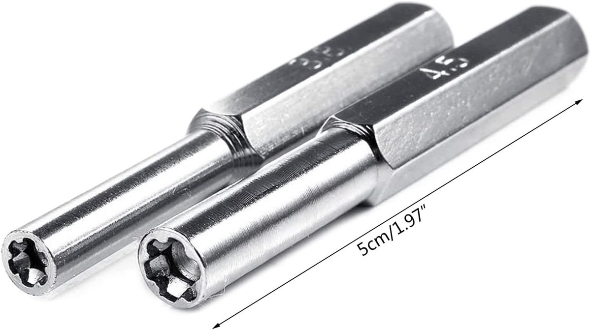 Beveiliging Schroevendraaier Bit 3.8mm 4.5mm Schroevendraaier