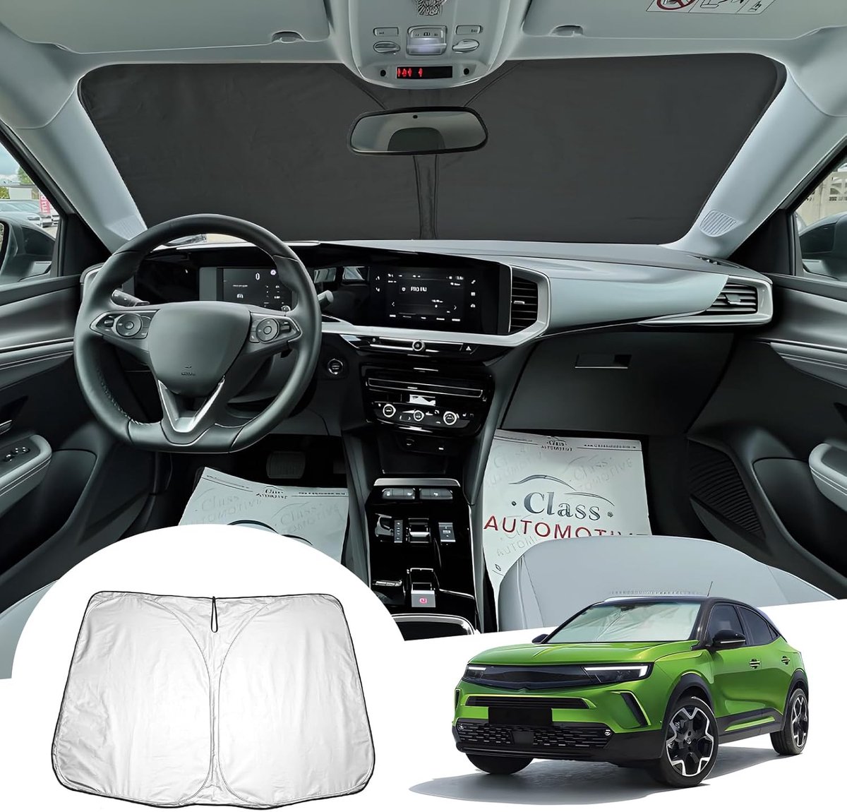 compatibel met Opel Mokka B Mokka-e 2021-2024 voorruit zonwering