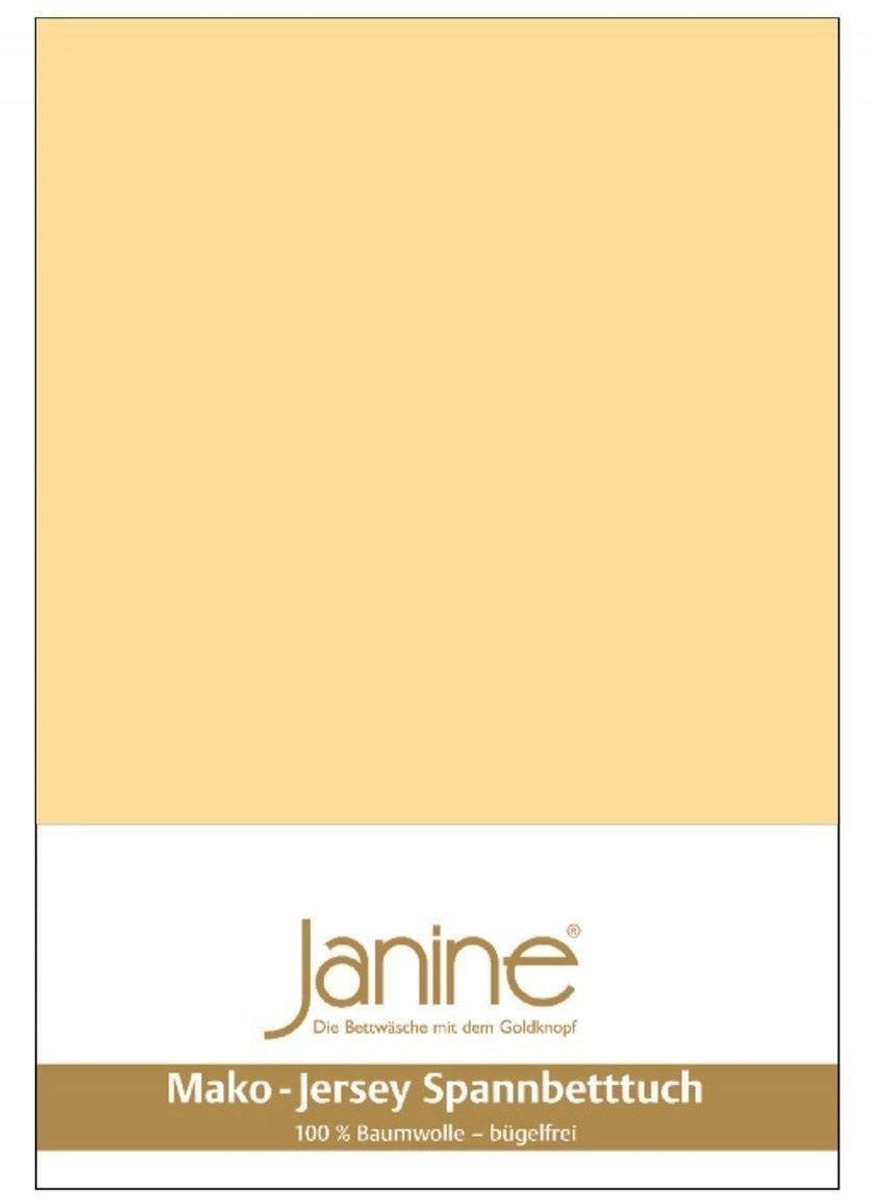 Omgoods - Fitted Sheet Mako Jersey 5007 - 180/200 cm - Vanillekleur
