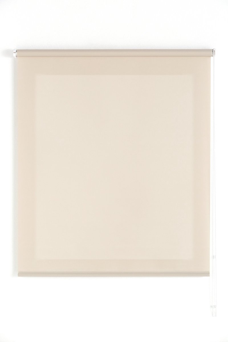 Omgoods - Uniestor Basic Roller Blind Translucent Light Brown 160 x 175 cm