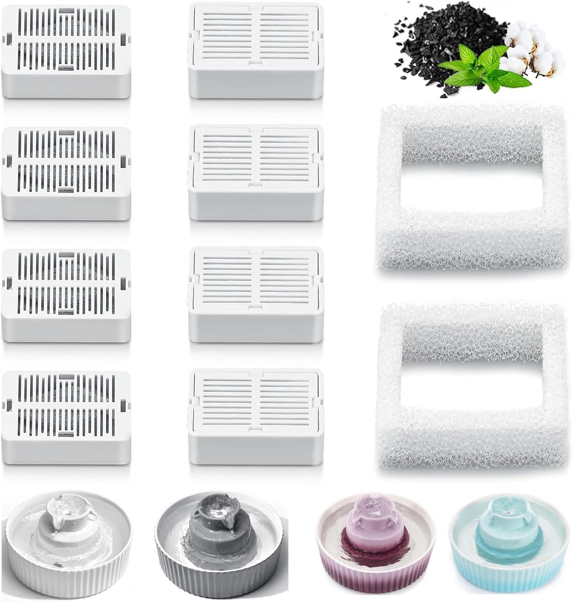 filter, 2,1 l, keramische filter, kattenfontein, vervangingsfilter