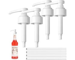 Doseringspomp set van 4 stuks voor 1 liter siroop, ideaal vo