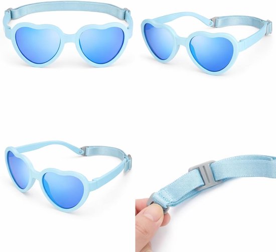 Zonnebril Baby Peuter - UV Bescherming - Veilig Buiten - Zacht TPE Frame - 0-3 Jaar - Universeel — afbeelding 2
