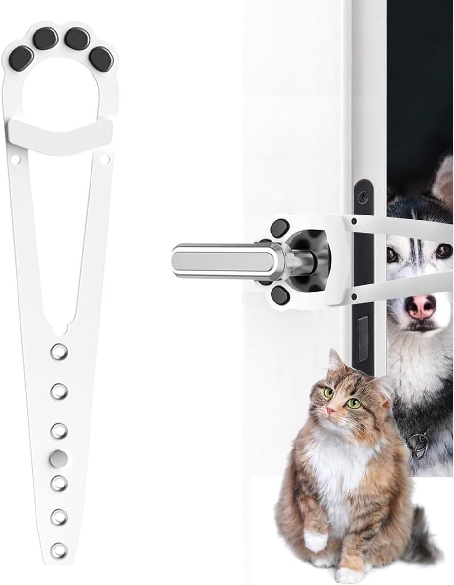 deurriem voor katten, voorkomt dat honden in de kattenbak