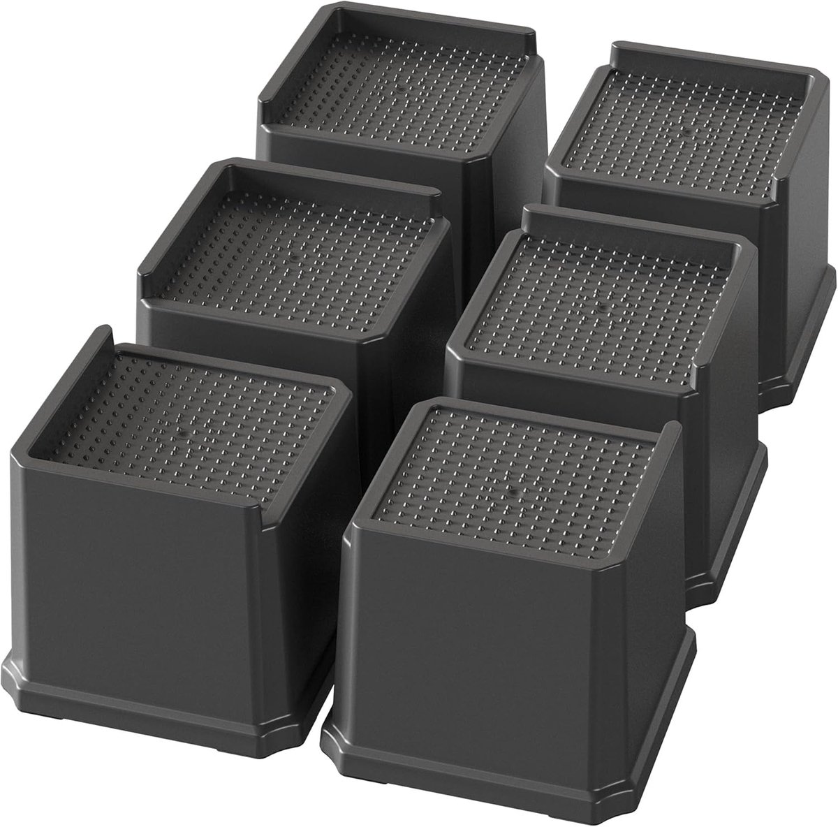 Bedverhogers, 4 inch overgrote bedmeubellift tot 680 kg per verhoger