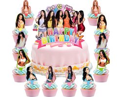 katseye Happy Birthday taartdecoratie, katseye verjaardagsdecoratie