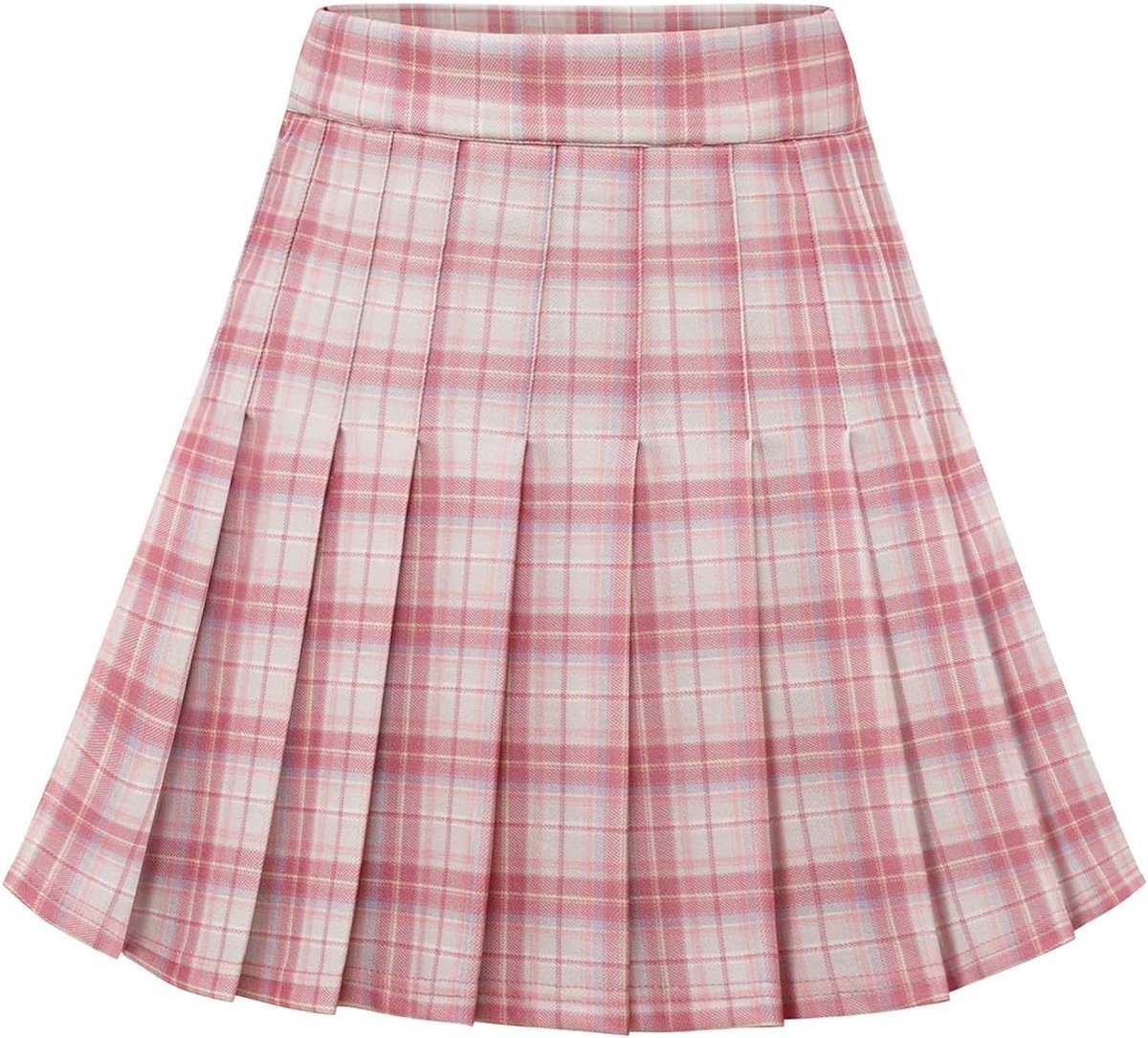 Rimpelrok schattig mini meisjes tartan school rok skater tennis rok