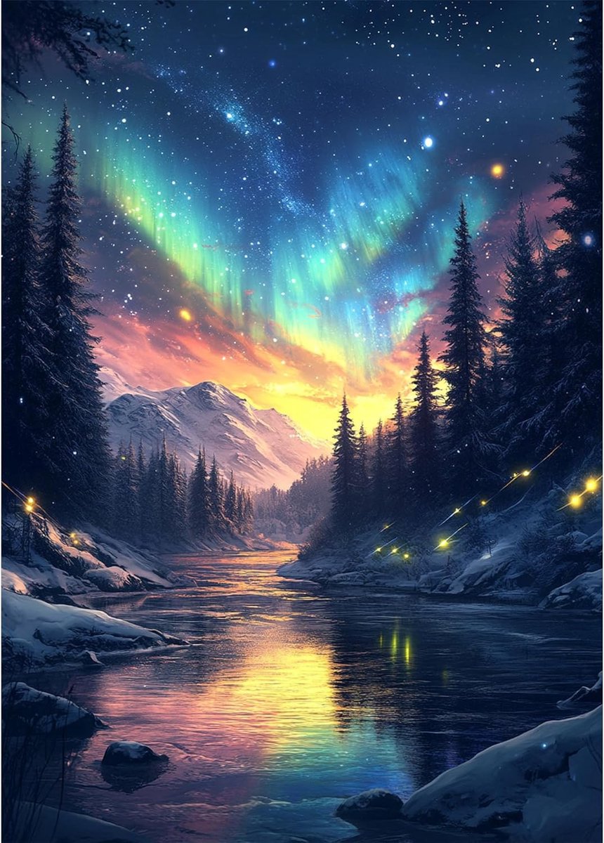 Diy Diamond Painting Art Kits landschap, fantastische