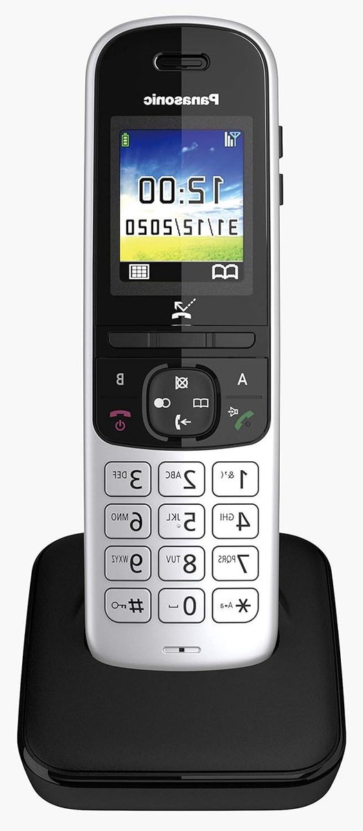 Draadloze Telefoon - DECT Telefoon - Thuis Bellen - Schokbestendig - 1.8 inch display - Zilver